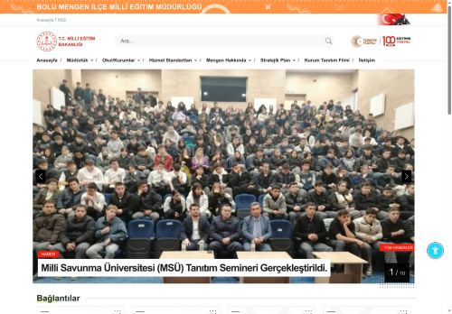 MENGEN İLÇE MİLLÎ EĞİTİM MÜDÜRLÜĞÜ - MEB BOLU