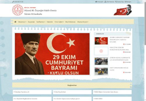 Hüsnü M. Özyeğin Vakfı-Deniz Süren Ortaokulu - BİTLİS / TATVAN