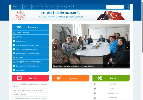 Kırkbulak Şehitler Ortaokulu - BİTLİS / TATVAN