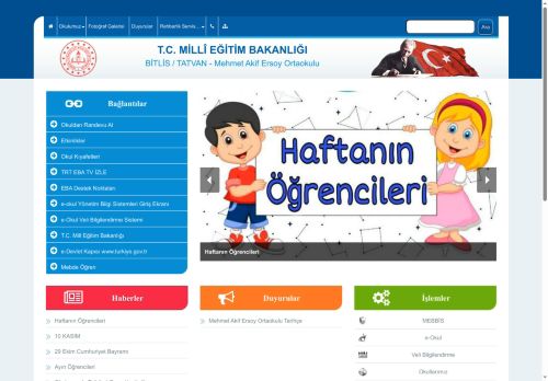 Mehmet Akif Ersoy Ortaokulu - BİTLİS / TATVAN