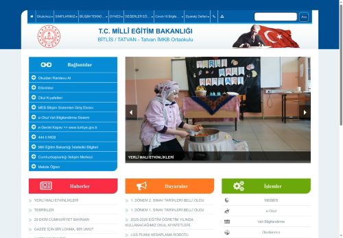 Tatvan İMKB Ortaokulu - BİTLİS / TATVAN