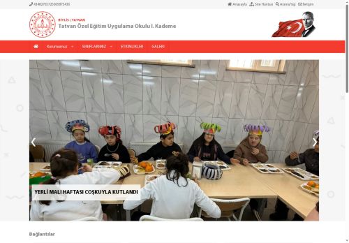 Tatvan Özel Eğitim Uygulama Okulu I. Kademe - BİTLİS / TATVAN