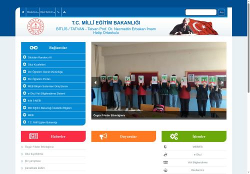 Tatvan Prof. Dr. Necmettin Erbakan İmam Hatip Ortaokulu - BİTLİS / TATVAN