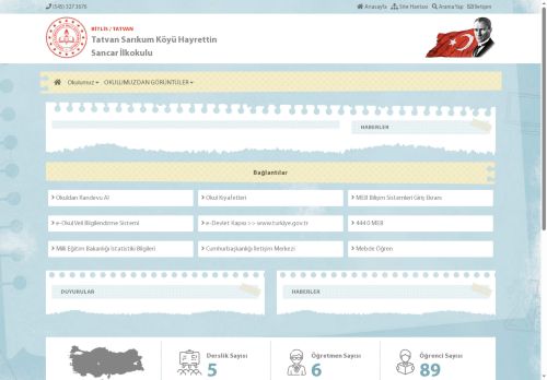 Tatvan Sarıkum Köyü Hayrettin Sancar İlkokulu - BİTLİS / TATVAN