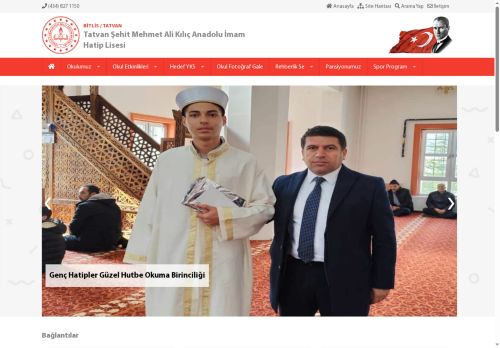 Tatvan Şehit Mehmet Ali Kılıç Anadolu İmam Hatip Lisesi - BİTLİS / TATVAN