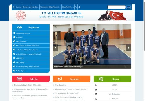 Tatvan Van Gölü Ortaokulu - BİTLİS / TATVAN