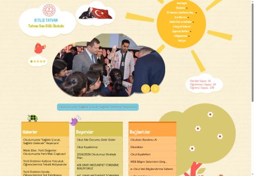 Tatvan Van Gölü İlkokulu - BİTLİS / TATVAN