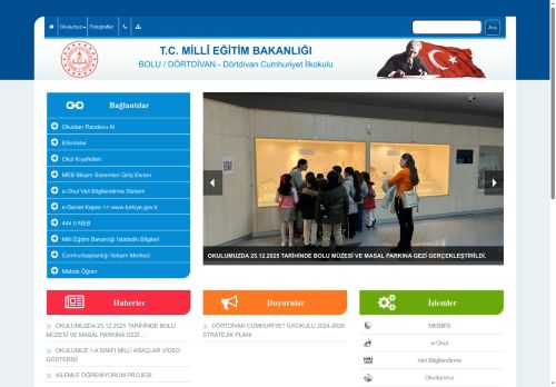 Dörtdivan Cumhuriyet İlkokulu - BOLU / DÖRTDİVAN