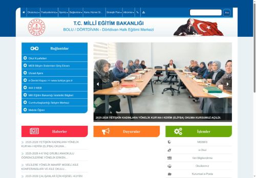 Dörtdivan Halk Eğitimi Merkezi - BOLU / DÖRTDİVAN