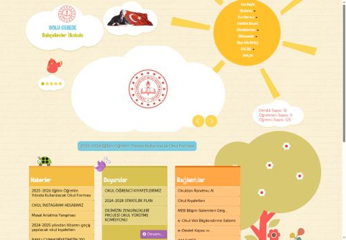 Bahçelievler İlkokulu - BOLU / GEREDE