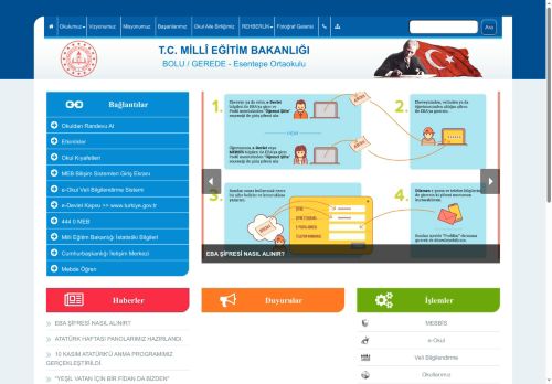 Esentepe Ortaokulu - BOLU / GEREDE