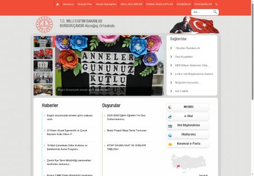 Kozağaç Ortaokulu - BURDUR / ÇAVDIR