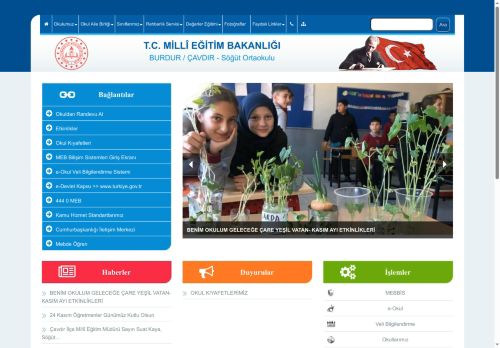 Söğüt Ortaokulu - BURDUR / ÇAVDIR