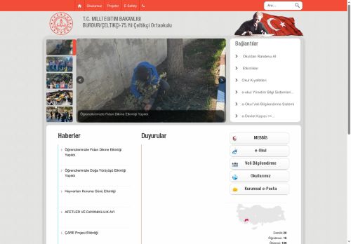 75.Yıl Çeltikçi Ortaokulu - BURDUR / ÇELTİKÇİ