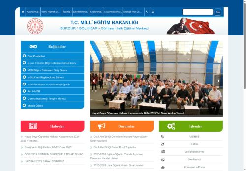 Gölhisar Halk Eğitimi Merkezi - BURDUR / GÖLHİSAR