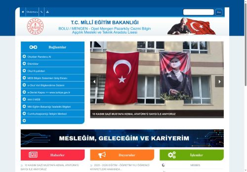 Opet Mengen Pazarköy Cezmi Bilgin Aşçılık Mesleki ve Teknik Anadolu Lisesi - BOLU / MENGEN