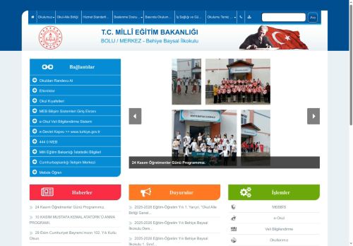 Behiye Baysal İlkokulu - BOLU / MERKEZ