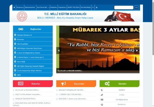 Bolu Kız Anadolu İmam Hatip Lisesi - BOLU / MERKEZ