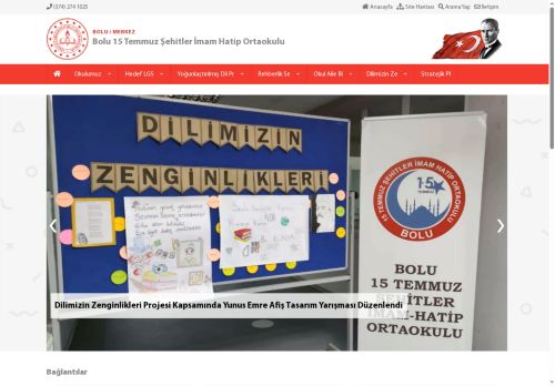 Bolu 15 Temmuz Şehitler İmam Hatip Ortaokulu - BOLU / MERKEZ