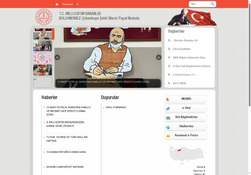 Çobankaya Şehit Murat Paçal İlkokulu - BOLU / MERKEZ