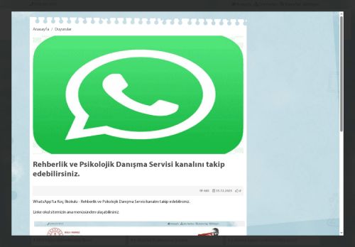 Koç İlkokulu - BOLU / MERKEZ