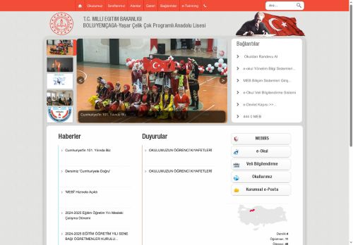 Yaşar Çelik Çok Programlı Anadolu Lisesi - BOLU / YENİÇAĞA