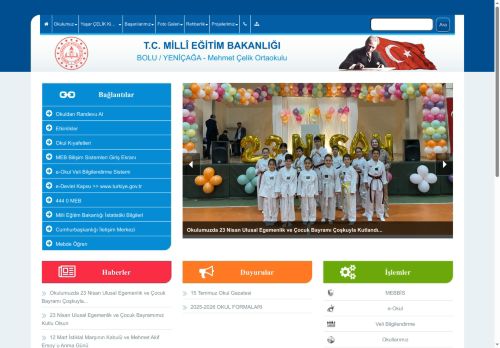 Mehmet Çelik Ortaokulu - BOLU / YENİÇAĞA