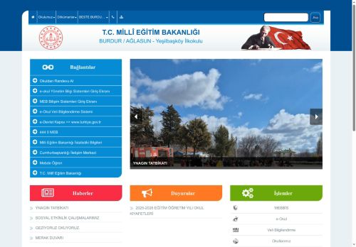 Yeşilbaşköy İlkokulu - BURDUR / AĞLASUN