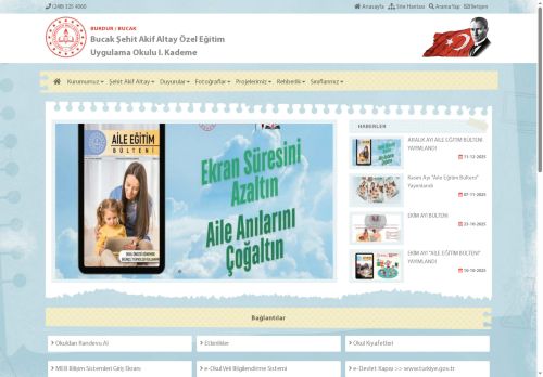 Bucak Şehit Akif Altay Özel Eğitim Uygulama Okulu I. Kademe - BURDUR / BUCAK