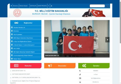 Çamlık Hacıbağ Ortaokulu - BURDUR / BUCAK