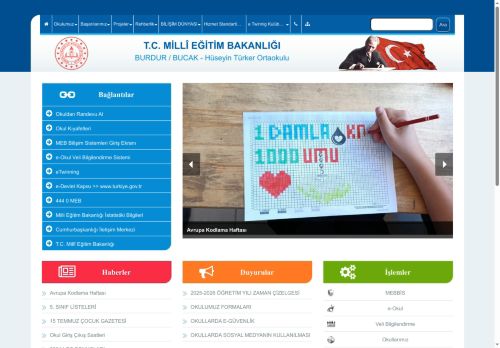 Hüseyin Türker Ortaokulu - BURDUR / BUCAK