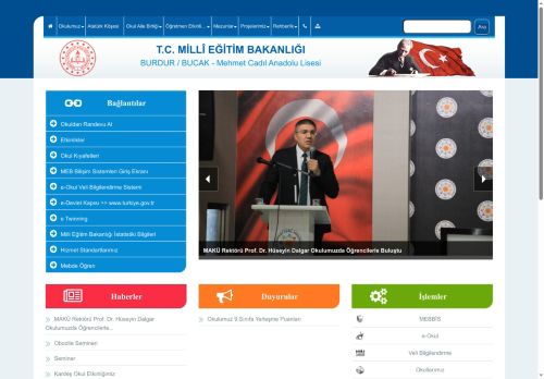 Mehmet Cadıl Anadolu Lisesi - BURDUR / BUCAK