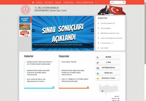 Burdur Spor Lisesi - BURDUR / MERKEZ