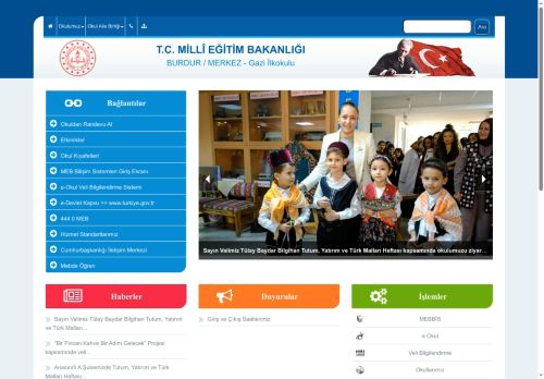Gazi İlkokulu - BURDUR / MERKEZ
