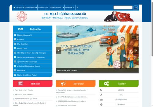 Hüsnü Bayer Ortaokulu - BURDUR / MERKEZ