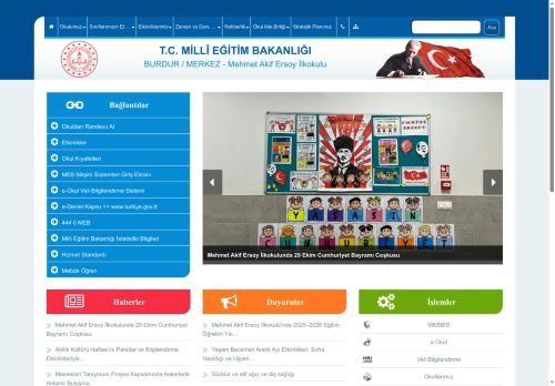 Mehmet Akif Ersoy İlkokulu - BURDUR / MERKEZ