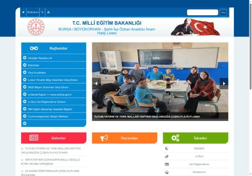 Şehit İsa Özkan Anadolu İmam Hatip Lisesi - BURSA / BÜYÜKORHAN