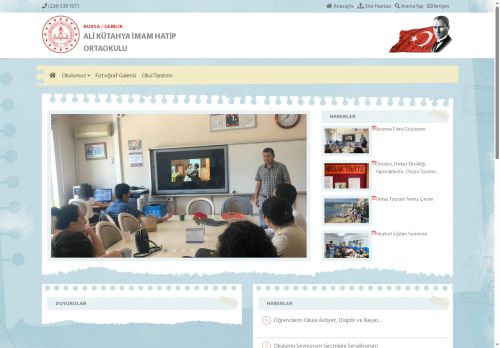 ALİ KÜTAHYA İMAM HATİP ORTAOKULU - BURSA / GEMLİK