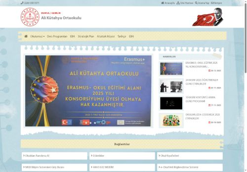 Ali Kütahya Ortaokulu - BURSA / GEMLİK