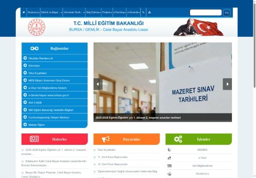 Celal Bayar Anadolu Lisesi - BURSA / GEMLİK