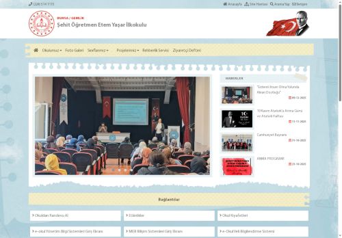 Şehit Öğretmen Etem Yaşar İlkokulu - BURSA / GEMLİK