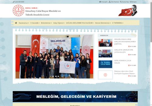 Umurbey Celal Bayar Mesleki ve Teknik Anadolu Lisesi - BURSA / GEMLİK
