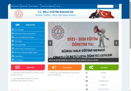 Gürsu Halk Eğitimi Merkezi - BURSA / GÜRSU