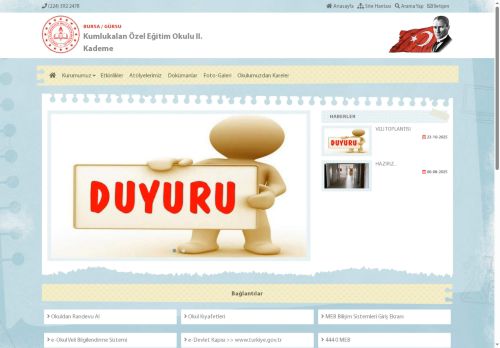 Kumlukalan Özel Eğitim Okulu II. Kademe - BURSA / GÜRSU