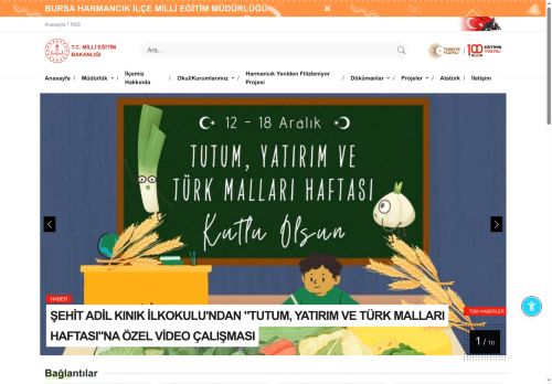 HARMANCIK İLÇE MİLLÎ EĞİTİM MÜDÜRLÜĞÜ - MEB BURSA