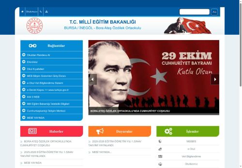 Bora Ateş Özdilek Ortaokulu - BURSA / İNEGÖL