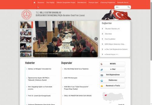 İbrahim Önal Fen Lisesi - BURSA / MUSTAFAKEMALPAŞA