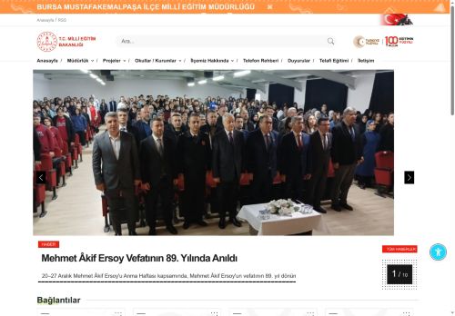 MUSTAFAKEMALPAŞA İLÇE MİLLÎ EĞİTİM MÜDÜRLÜĞÜ - MEB BURSA