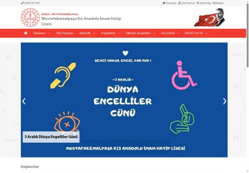 Mustafakemalpaşa Kız Anadolu İmam Hatip Lisesi - BURSA / MUSTAFAKEMALPAŞA