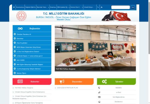 Ömer Osman Çağlayan Özel Eğitim Meslek Okulu - BURSA / İNEGÖL